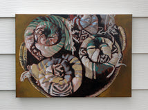 Original art for sale at UGallery.com | Rolled Throws by Duane Brown | $1,400 | oil painting | 18' h x 24' w | thumbnail 2