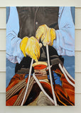 Original art for sale at UGallery.com | Saddled by Duane Brown | $2,800 | oil painting | 36' h x 24' w | thumbnail 3