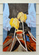 Original art for sale at UGallery.com | Saddled by Duane Brown | $2,800 | oil painting | 36' h x 24' w | thumbnail 3