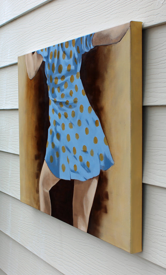 Seeing Spots by Duane Brown |  Side View of Artwork 