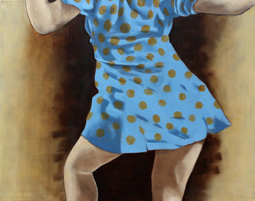 oil painting by Duane Brown titled Seeing Spots