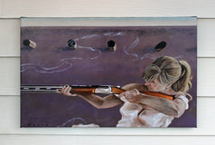 Original art for sale at UGallery.com | Shotgun Wedding by Duane Brown | $2,450 | oil painting | 22' h x 34' w | thumbnail 3