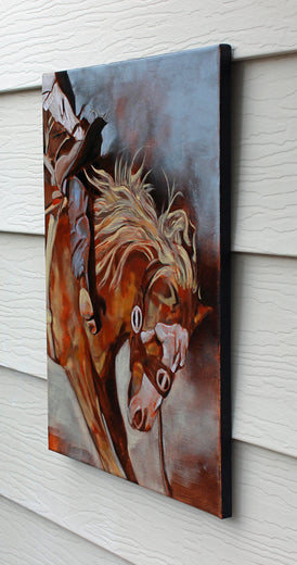 Sienna by Duane Brown |  Side View of Artwork 