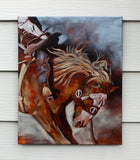 Original art for sale at UGallery.com | Sienna by Duane Brown | $1,075 | oil painting | 20' h x 16' w | thumbnail 3