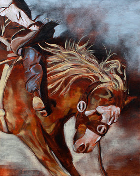 Original art for sale at UGallery.com | Sienna by Duane Brown | $1,075 | oil painting | 20' h x 16' w