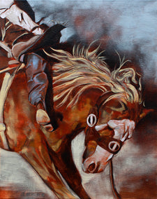oil painting by Duane Brown titled Sienna