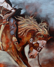 oil painting by Duane Brown titled Sienna