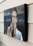 Original art for sale at UGallery.com | Smoke by Duane Brown | $1,250 | oil painting | 16' h x 24' w | thumbnail 2