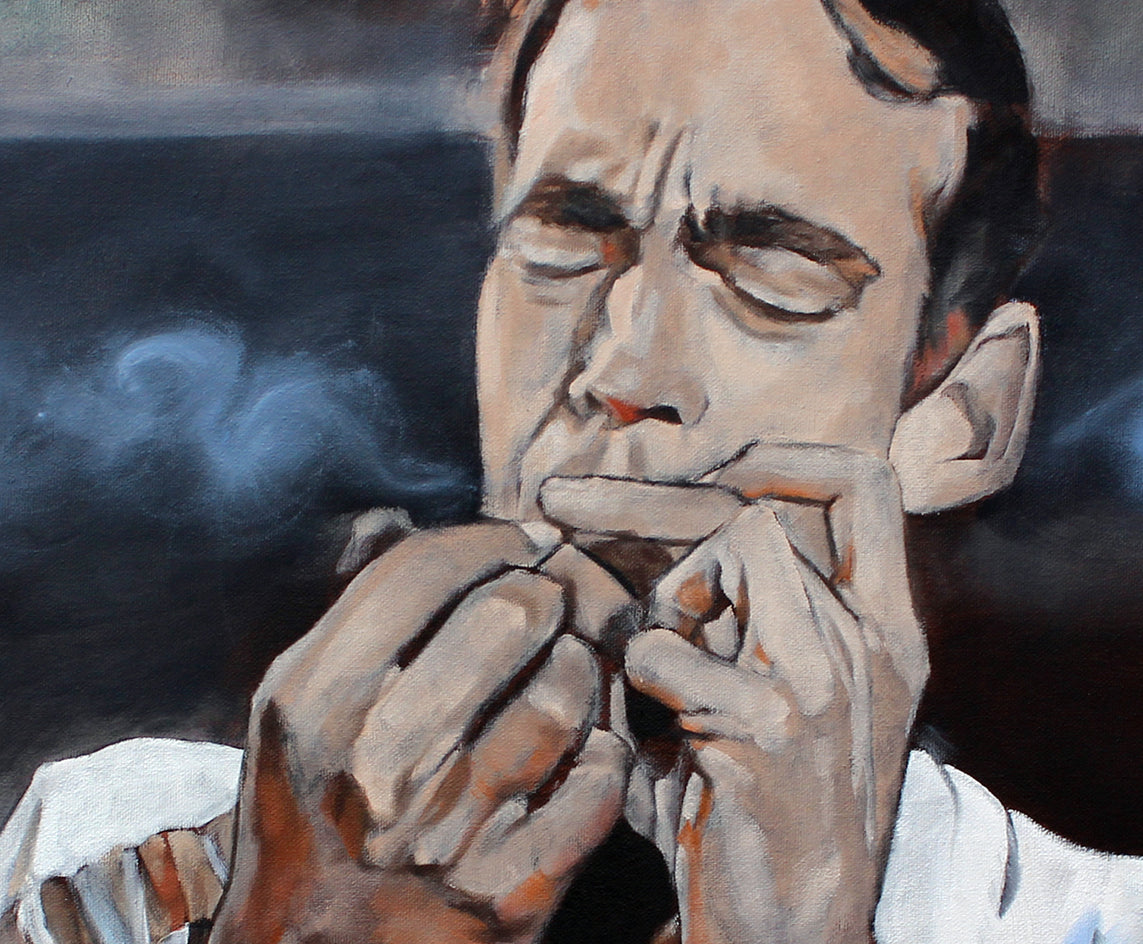 Smoke by Duane Brown |  Closeup View of Artwork 