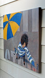 Original art for sale at UGallery.com | STOP by Duane Brown | $3,975 | oil painting | 30' h x 40' w | thumbnail 2
