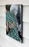 Original art for sale at UGallery.com | Striped Dip by Duane Brown | $1,375 | oil painting | 20' h x 16' w | thumbnail 2