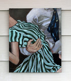 Original art for sale at UGallery.com | Striped Dip by Duane Brown | $1,375 | oil painting | 20' h x 16' w | thumbnail 3
