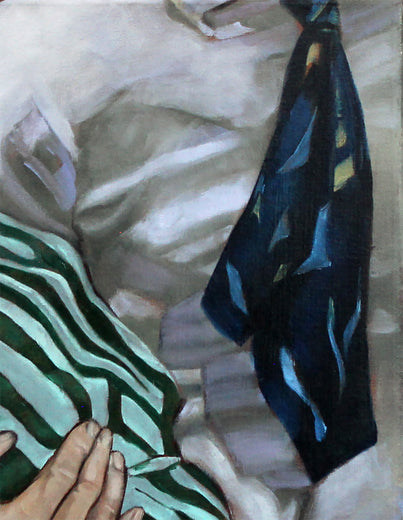 Striped Dip by Duane Brown |   Closeup View of Artwork 