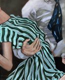 Original art for sale at UGallery.com | Striped Dip by Duane Brown | $1,050 | oil painting | 20' h x 16' w | thumbnail 1
