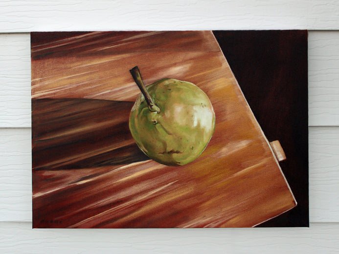 The Edge by Duane Brown |  Side View of Artwork 