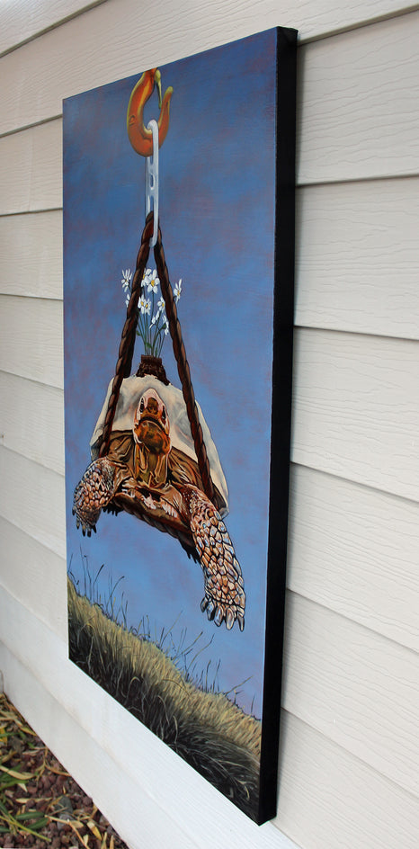 Transplant by Duane Brown |  Side View of Artwork 