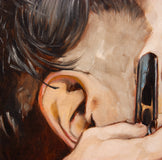 Original art for sale at UGallery.com | Yellowbeard by Duane Brown | $1,400 | oil painting | 14' h x 11' w | thumbnail 4