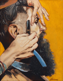 oil painting by Duane Brown titled Yellowbeard