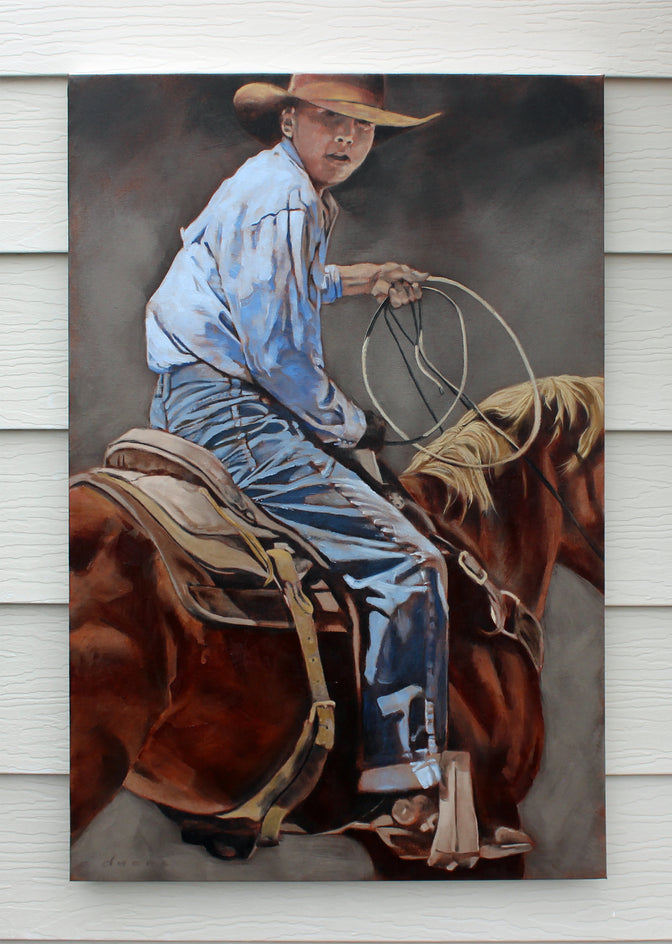 Young Diné by Duane Brown |  Context View of Artwork 