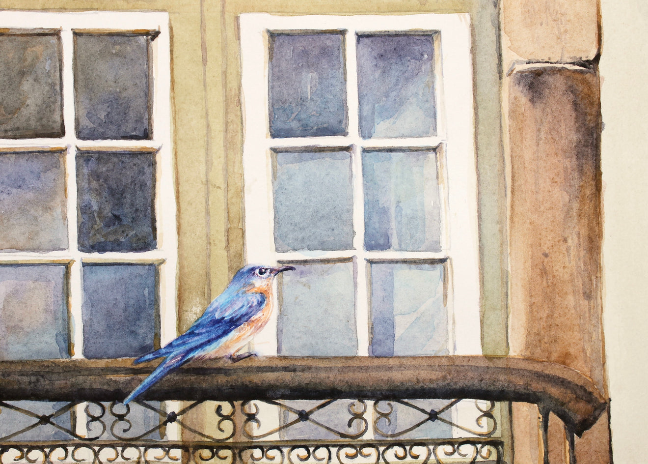 Early Morning Witness by Dwight Smith |  Closeup View of Artwork 