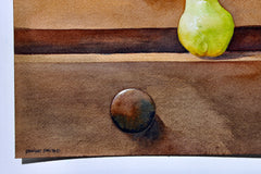 Original art for sale at UGallery.com | Antique Pears by Dwight Smith | $475 | watercolor painting | 12' h x 12' w | thumbnail 2