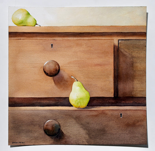 Antique Pears by Dwight Smith |  Context View of Artwork 