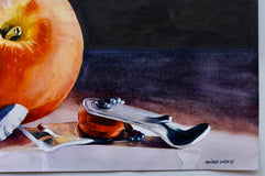 Original art for sale at UGallery.com | Apple Cider by Dwight Smith | $525 | watercolor painting | 12' h x 16' w | thumbnail 2