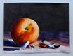 Original art for sale at UGallery.com | Apple Cider by Dwight Smith | $525 | watercolor painting | 12' h x 16' w | thumbnail 3