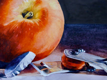 Original art for sale at UGallery.com | Apple Cider by Dwight Smith | $525 | watercolor painting | 12' h x 16' w | thumbnail 4
