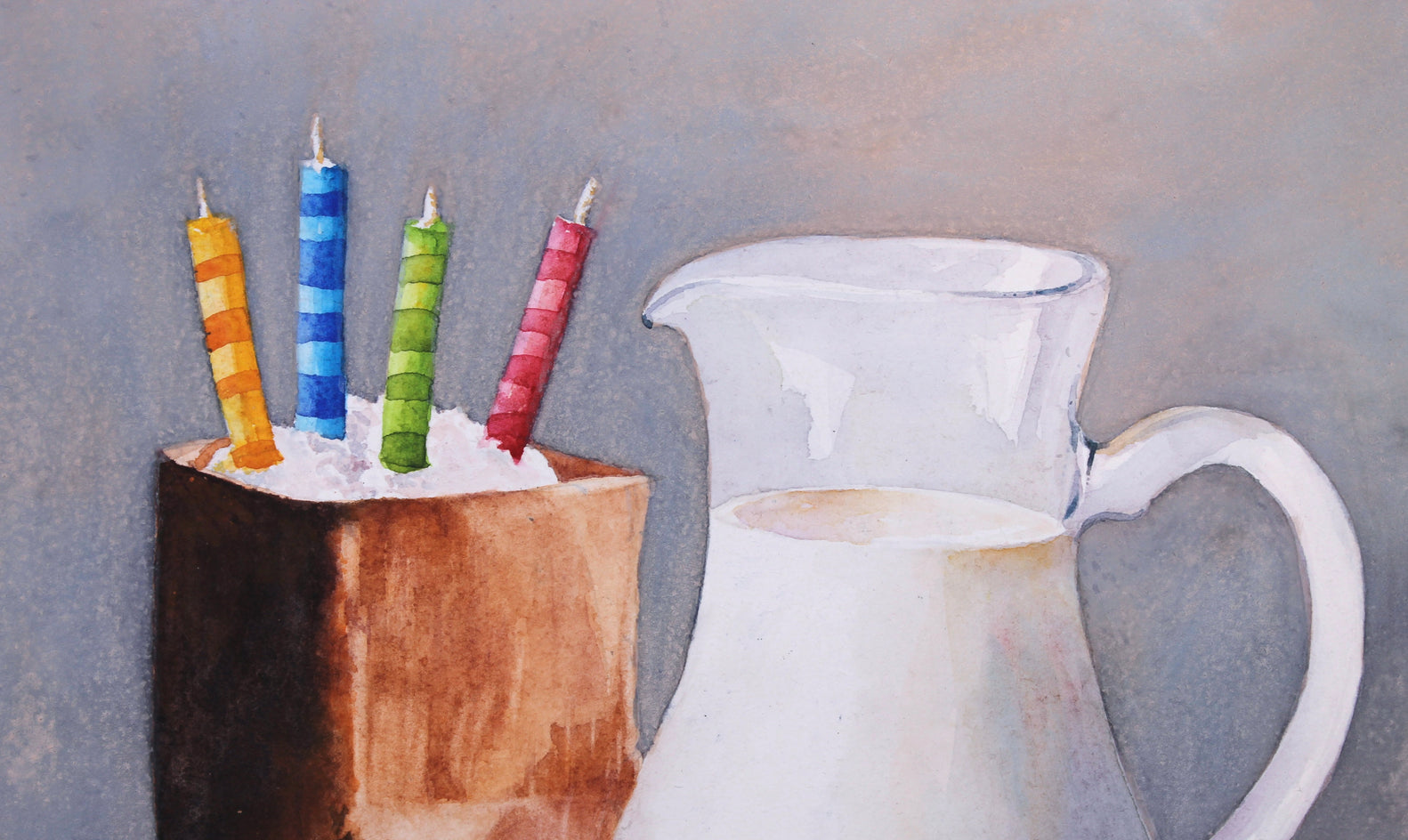 Birthday Cake by Dwight Smith |  Closeup View of Artwork 