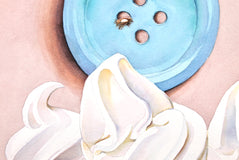 Original art for sale at UGallery.com | Blue Moon Mountain by Dwight Smith | $475 | watercolor painting | 12' h x 12' w | thumbnail 4