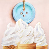 Original art for sale at UGallery.com | Blue Moon Mountain by Dwight Smith | $475 | watercolor painting | 12' h x 12' w | thumbnail 1