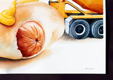 Original art for sale at UGallery.com | Diggity Dog by Dwight Smith | $525 | watercolor painting | 12' h x 16' w | thumbnail 2