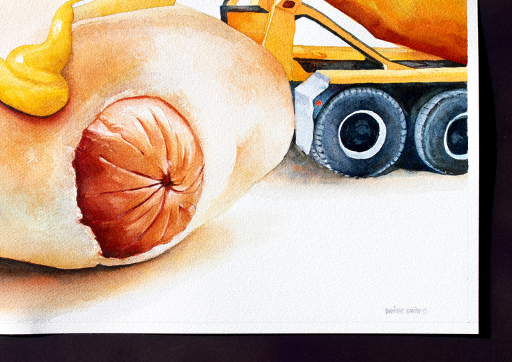 Diggity Dog by Dwight Smith |  Side View of Artwork 