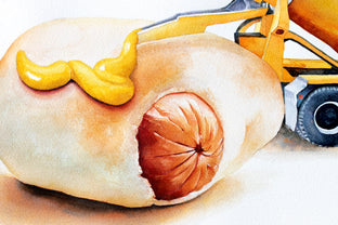 Diggity Dog by Dwight Smith |   Closeup View of Artwork 