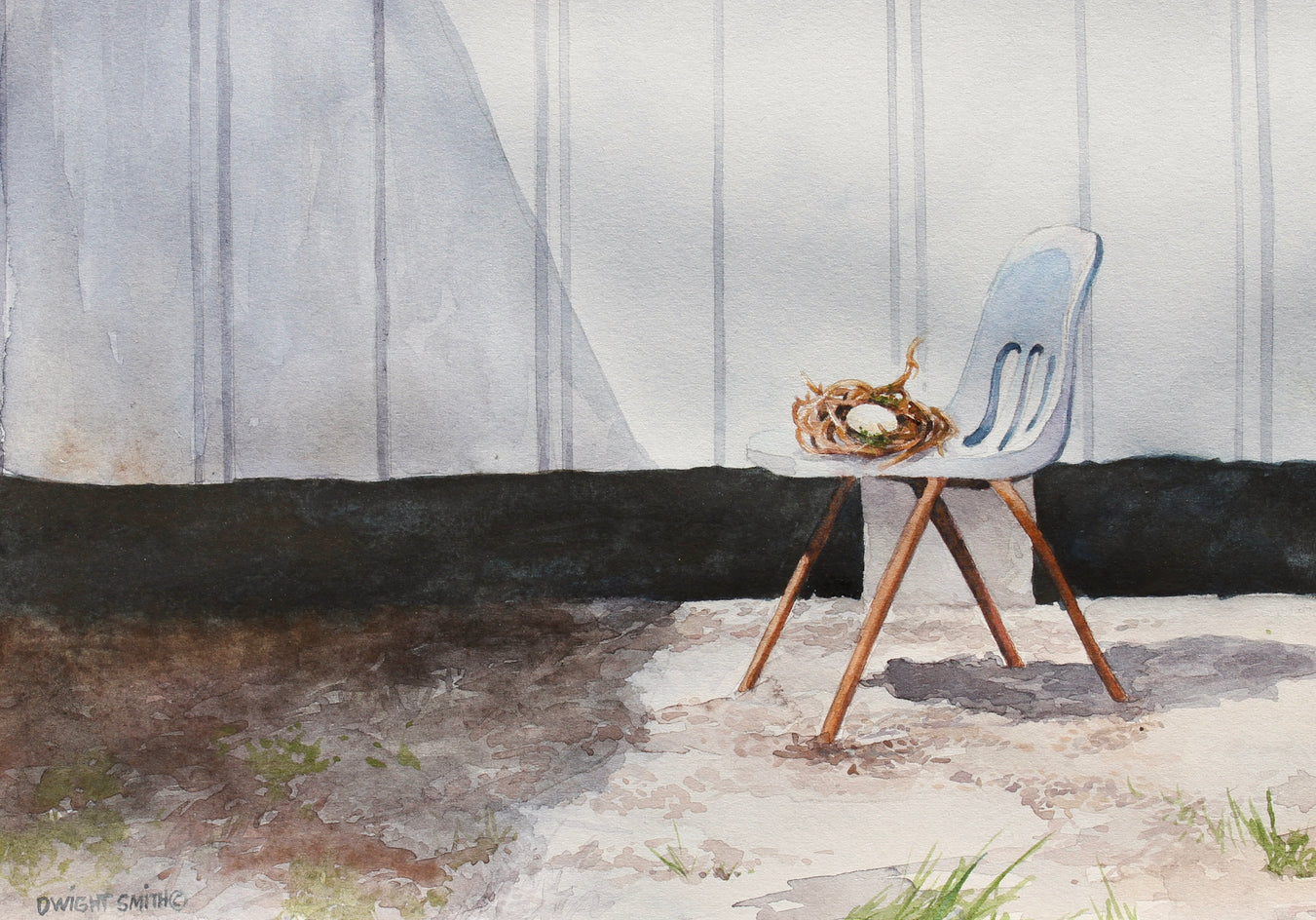 Established Migration by Dwight Smith |  Side View of Artwork 