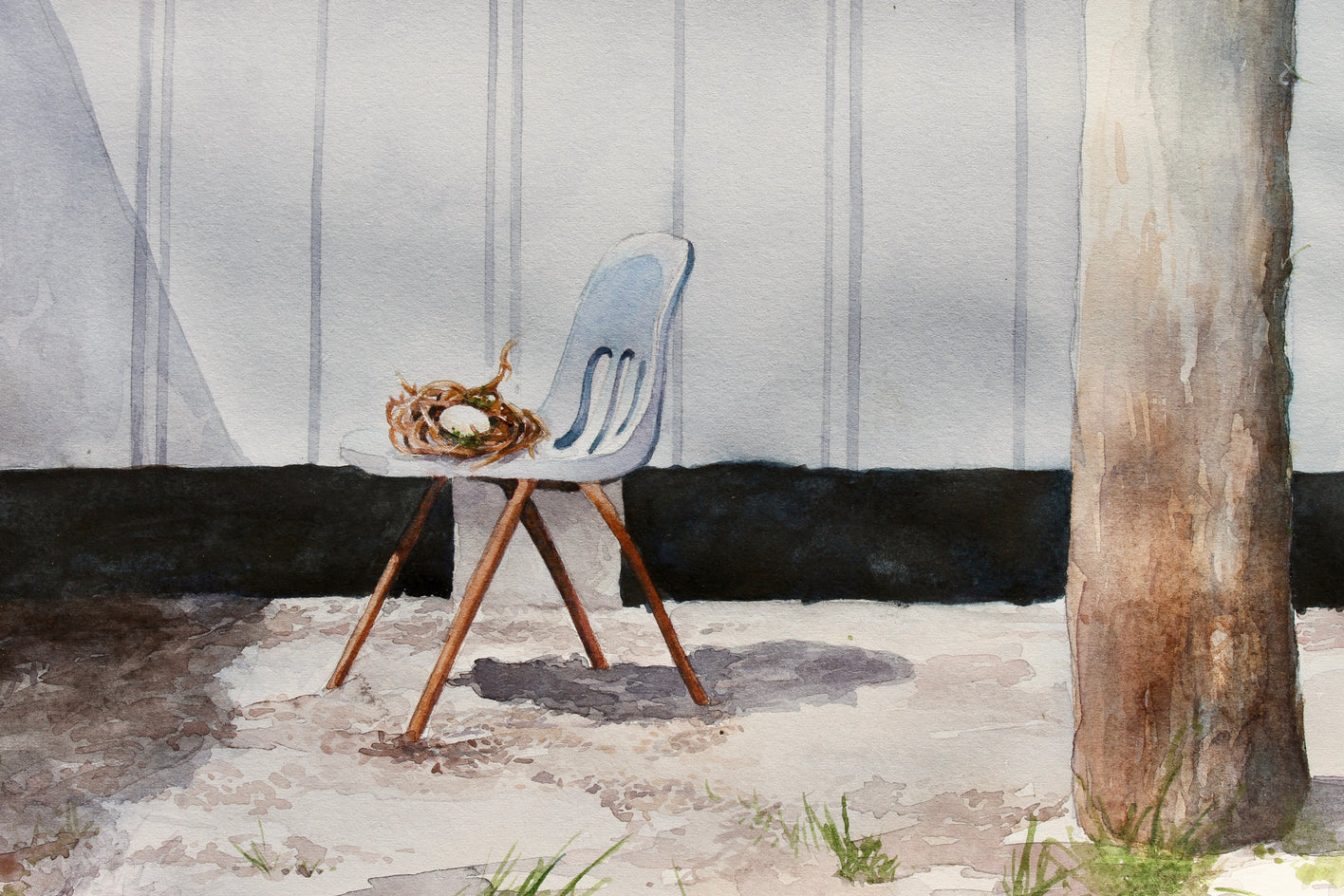 Established Migration by Dwight Smith |  Closeup View of Artwork 