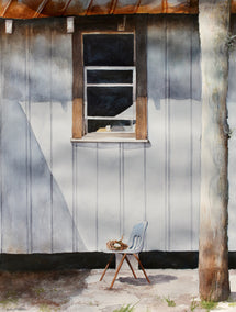 watercolor painting by Dwight Smith titled Established Migration
