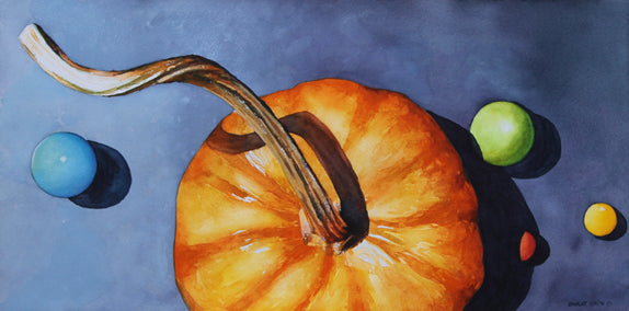 watercolor painting by Dwight Smith titled Evidence of Life