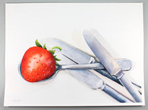 Original art for sale at UGallery.com | Fruit of the Vine by Dwight Smith | $475 | watercolor painting | 9' h x 12' w | thumbnail 3