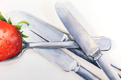 Original art for sale at UGallery.com | Fruit of the Vine by Dwight Smith | $475 | watercolor painting | 9' h x 12' w | thumbnail 4