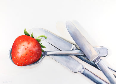 watercolor painting by Dwight Smith titled Fruit of the Vine