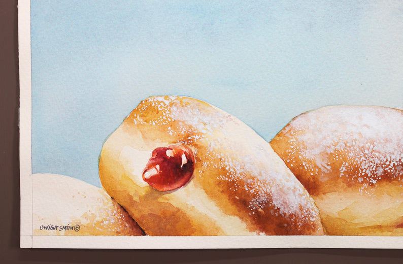 Indulgent Coastline by Dwight Smith |  Side View of Artwork 