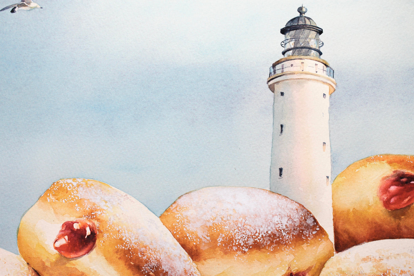 Indulgent Coastline by Dwight Smith |  Closeup View of Artwork 