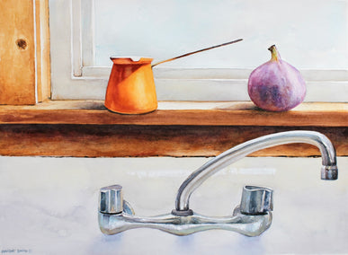 watercolor painting by Dwight Smith titled Kitchen Sink Gallery