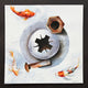 Original art for sale at UGallery.com | Koi Island by Dwight Smith | $475 | watercolor painting | 12' h x 12' w | thumbnail 3