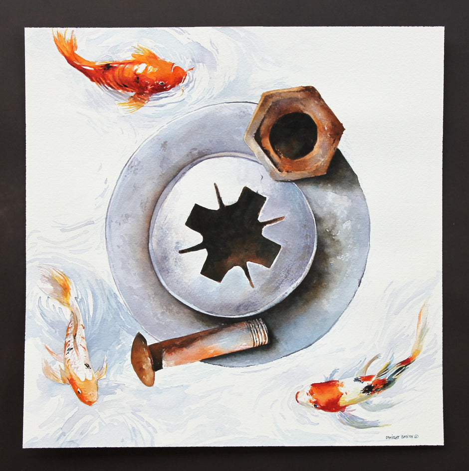 Koi Island by Dwight Smith |  Context View of Artwork 