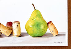 Original art for sale at UGallery.com | Perry Cider by Dwight Smith | $425 | watercolor painting | 7' h x 10' w | thumbnail 2