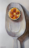 Original art for sale at UGallery.com | Petite Treat by Dwight Smith | $350 | watercolor painting | 8.5' h x 5' w | thumbnail 1