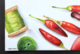 Original art for sale at UGallery.com | Red to Green by Dwight Smith | $500 | watercolor painting | 9' h x 18' w | thumbnail 2